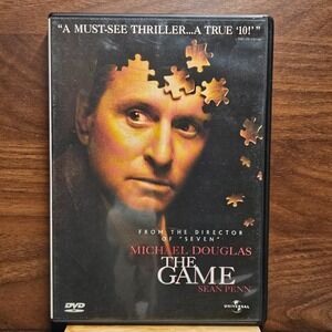 The Game DVD Michael Douglas Sean Penn David Fincher Thriller Suspense R